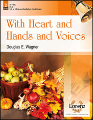 With Hearts and Hands and Voices Handbell sheet music cover Thumbnail